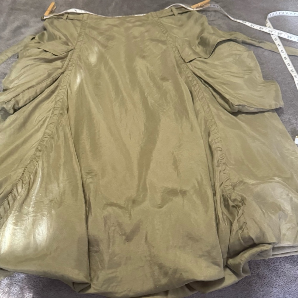 Dkny pure Asymmetrical Green Bubble Midi Skirt - Picture 11 of 16